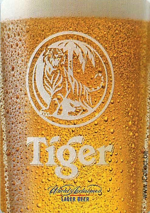 Single Swap Playing Cards Beer Tiger (PS19-10D) - Click Image to Close