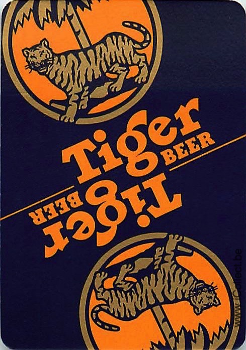 Single Swap Playing Cards Beer Tiger (PS19-10E)