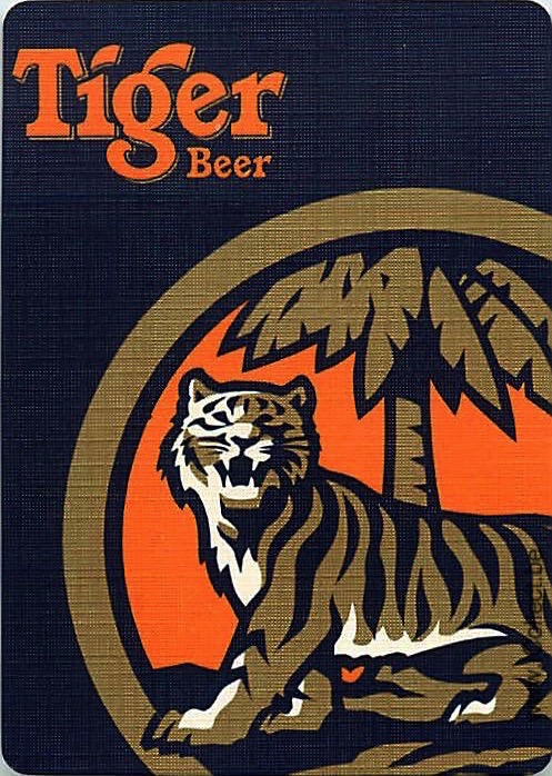 Single Swap Playing Cards Beer Tiger (PS13-13A)