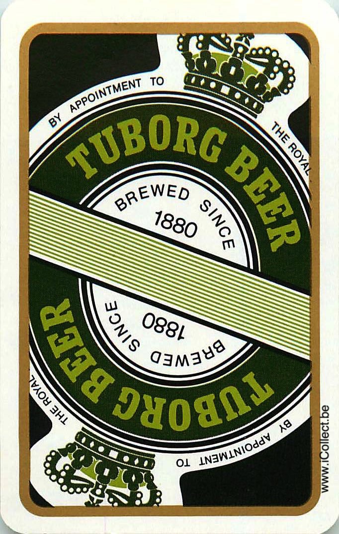 Single Swap Playing Cards Beer Tuborg (PS13-33H)