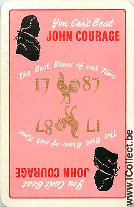 Single Swap Playing Cards Beer John Courage (PS01-15I) - Click Image to Close