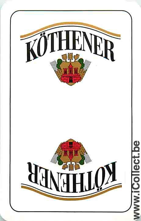 Single Swap Playing Cards Beer Kotherner (PS11-38G)