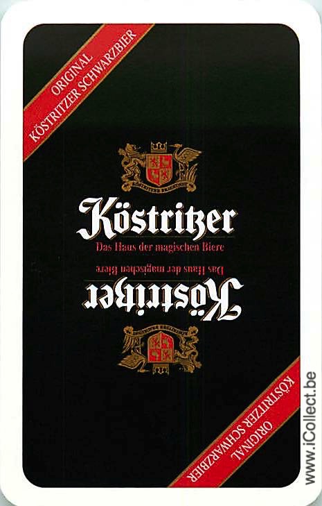 Single Swap Playing Cards Beer Kostritzer (PS02-10I)