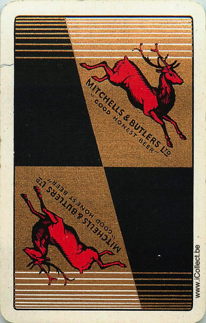 Single Swap Playing Cards Beer Mitchelles & Butleers (PS09-46F) - Click Image to Close