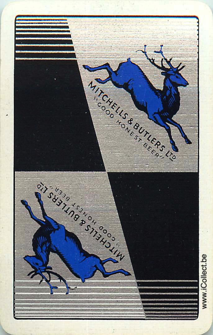 Single Swap Playing Cards Beer Mitchelles & Butleers (PS09-46G) - Click Image to Close