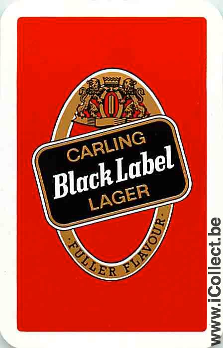 Single Swap Playing Cards Beer Carling Black Label (PS13-32F)
