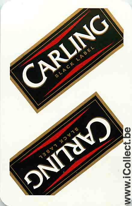Single Swap Playing Cards Beer Carling Black Label (PS10-53D)