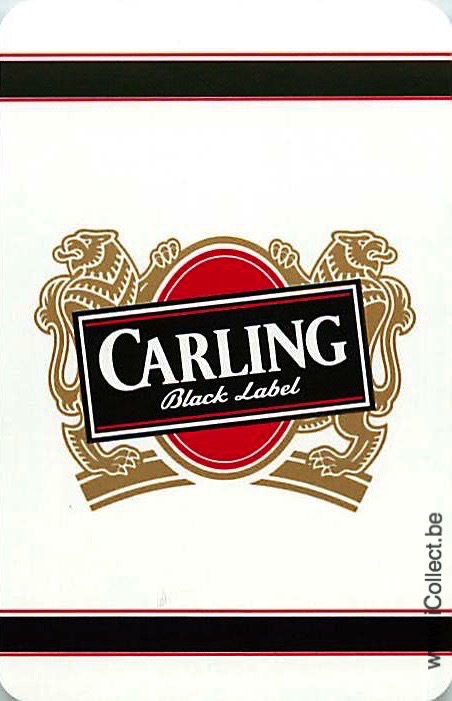 Single Swap Playing Cards Beer Carling Black Label (PS10-53H)