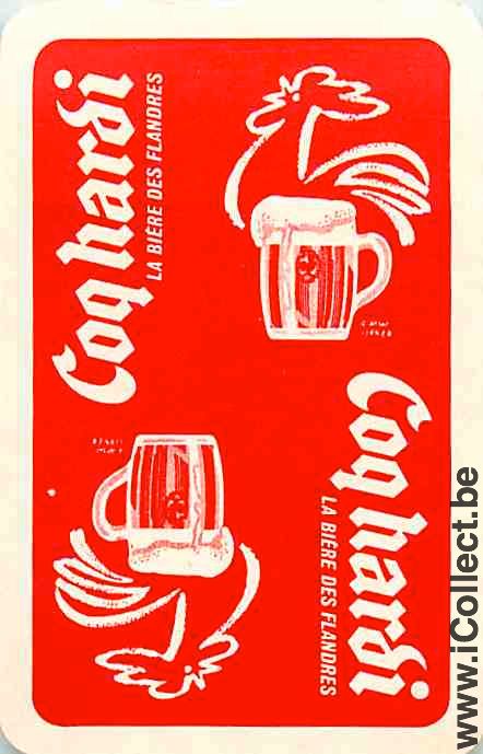 Single Swap Playing Cards Beer Coq Hardi (PS06-55D)