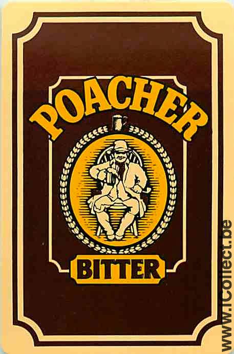 Single Swap Playing Cards Beer Poacher Bitter (PS08-32I) - Click Image to Close