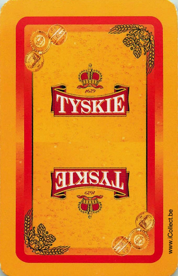 Single Swap Playing Cards Beer Tyskie (PS04-15D) - Click Image to Close