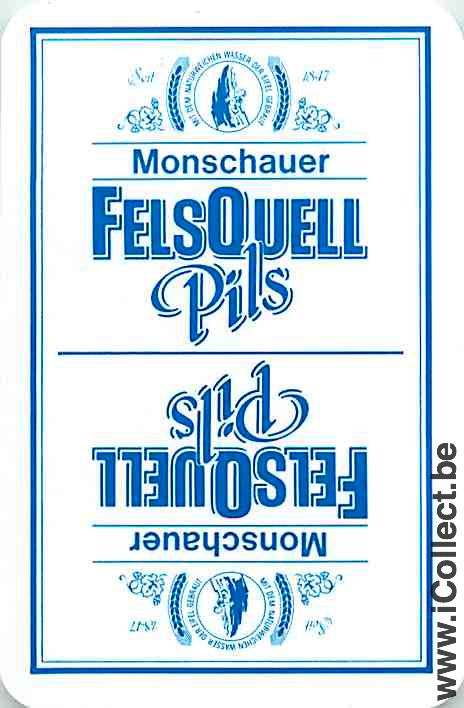 Single Swap Playing Cards Beer Felsquell Monschauer (PS09-47D) - Click Image to Close