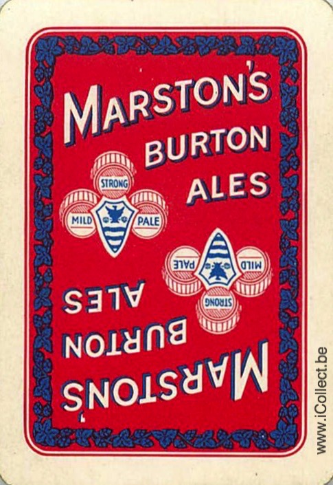 Single Swap Playing Cards Beer Marston's Burton Ale (PS11-23D)