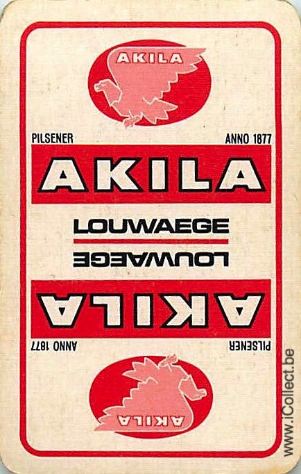 Single Swap Playing Cards Beer Akila (PS21-53E)