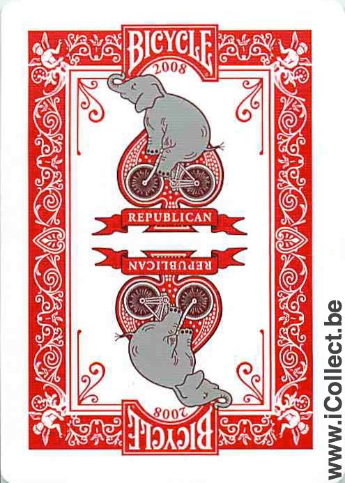 Single Playing Cards Bicycle Republican (PS10-56A)