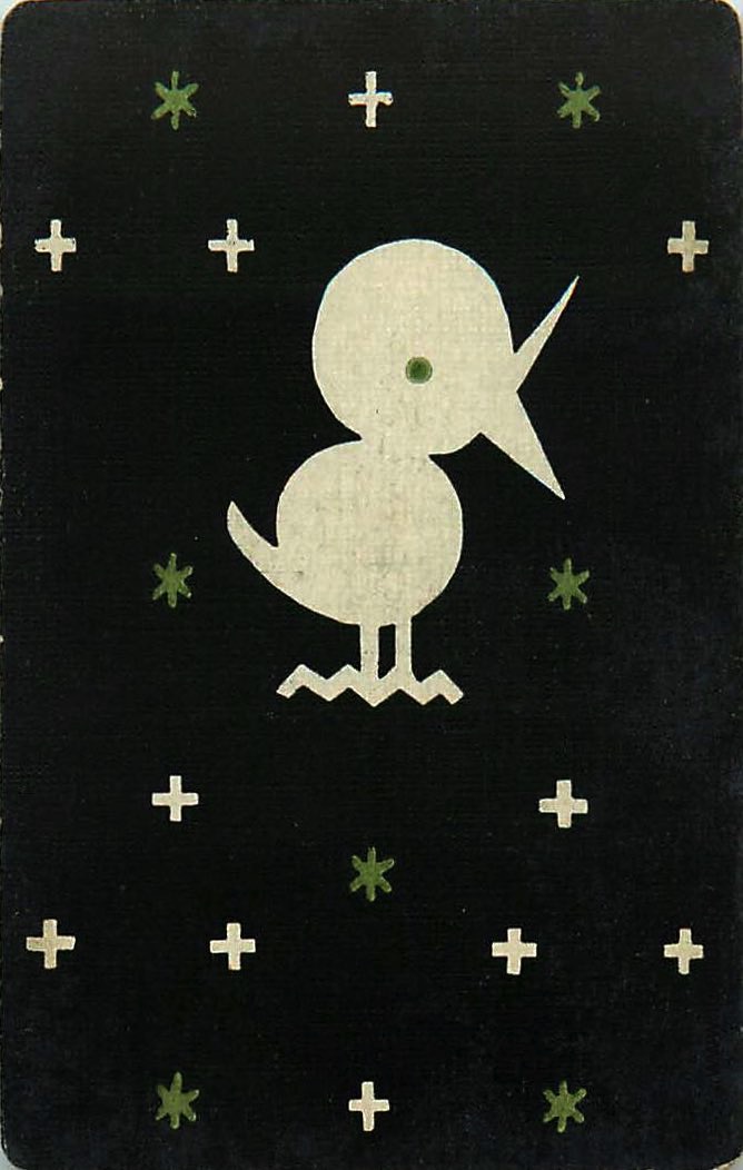 Single Swap Playing Cards Bird (PS12-09C)