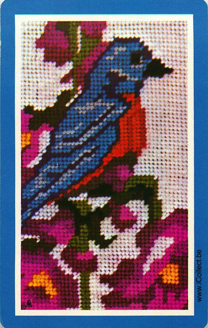 Single Swap Playing Cards Bird (PS12-22D) - Click Image to Close