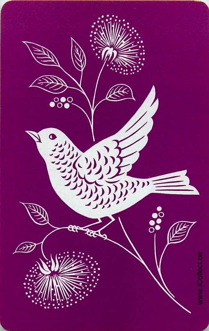 Single Swap Playing Cards Bird (PS12-24E)