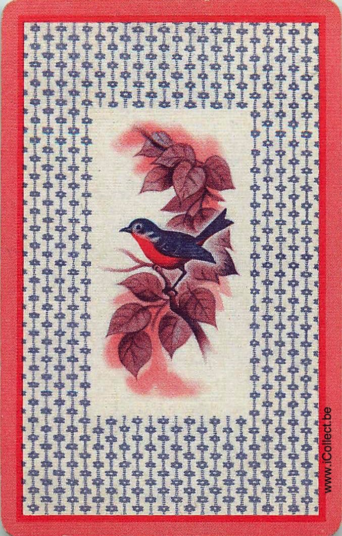 Single Swap Playing Cards Bird (PS12-37B) - Click Image to Close