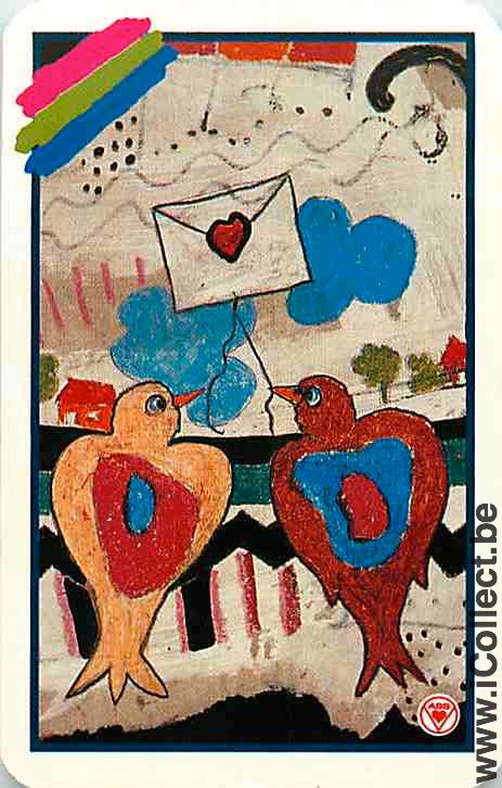 Single Swap Playing Cards Animal Birds (PS12-37C)