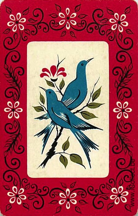 Single Swap Playing Cards Bird (PS23-07A)