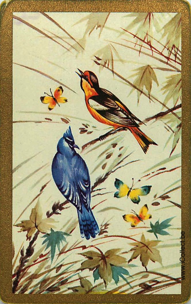 Single Swap Playing Cards Bird (PS11-18A) - Click Image to Close