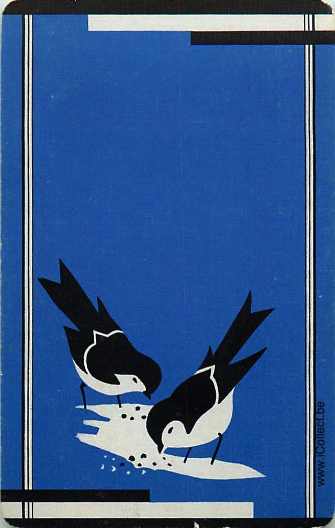 Single Swap Playing Cards Bird (PS11-19F)