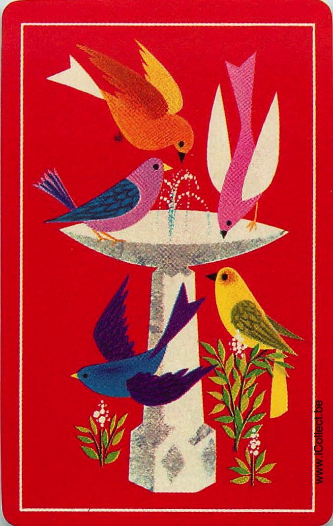 Single Swap Playing Cards Bird (PS12-57F)