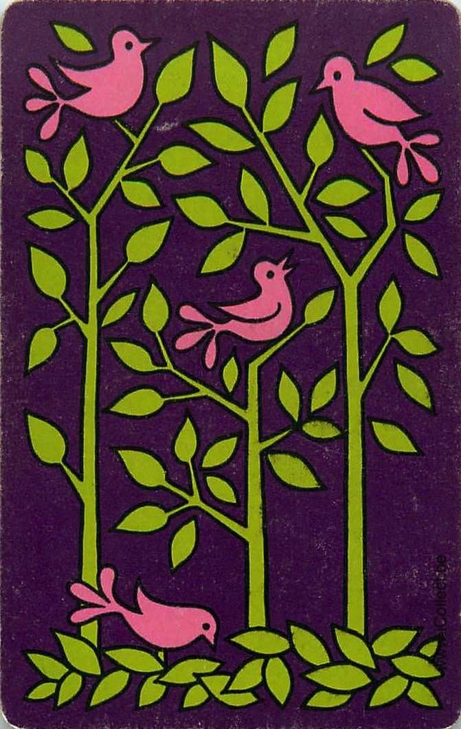 Single Swap Playing Cards Bird (PS11-02A)