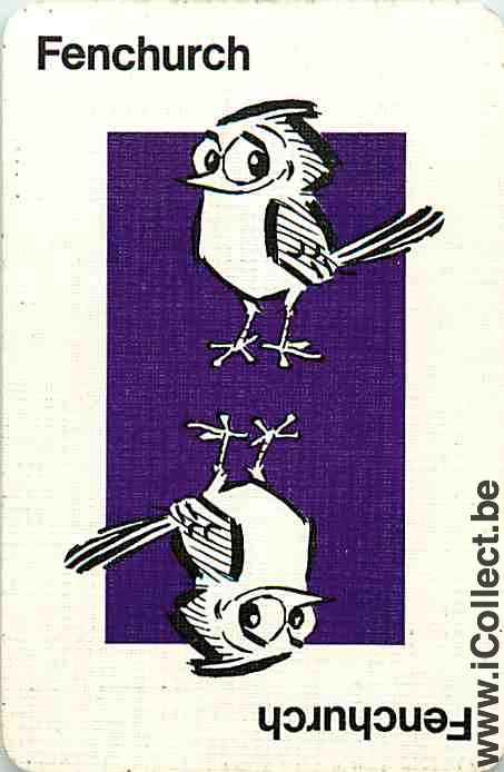 Single Swap Playing Cards Animal Bird Fenchurch (PS12-40H)
