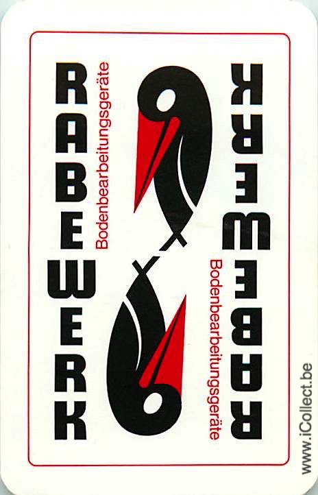 Single Swap Playing Cards Bird Rabewerk (PS20-28B)