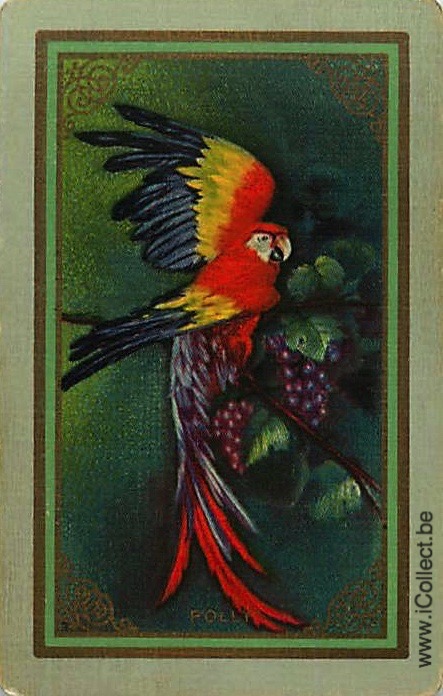 Single Swap Playing Cards Bird Parrots (PS20-33I)