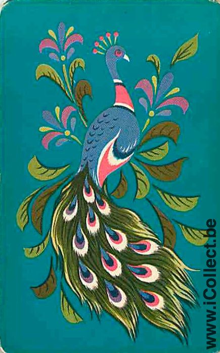 Single Playing Cards Bird Wading (PS16-09I) - Click Image to Close