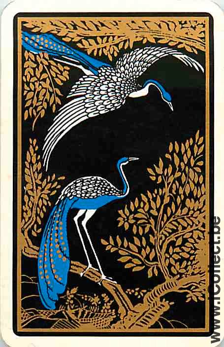 Single Swap Playing Cards Bird Wading (PS09-20B)