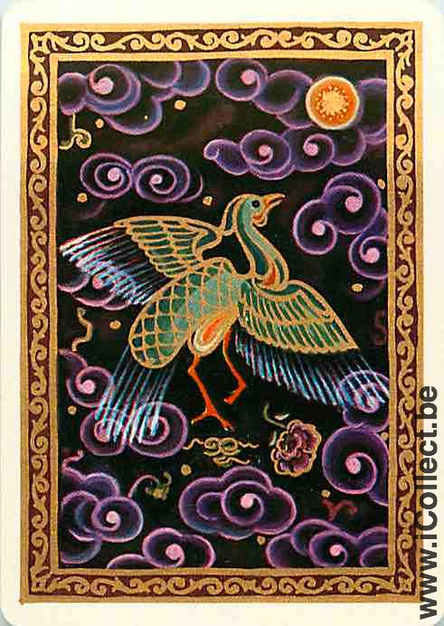 Single Swap Playing Cards Bird Wading (PS16-13B)