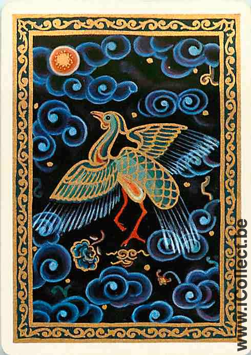 Single Playing Cards Bird Wading (PS16-13C) - Click Image to Close