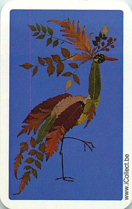 Single Swap Playing Cards Bird Wading (PS20-55C)