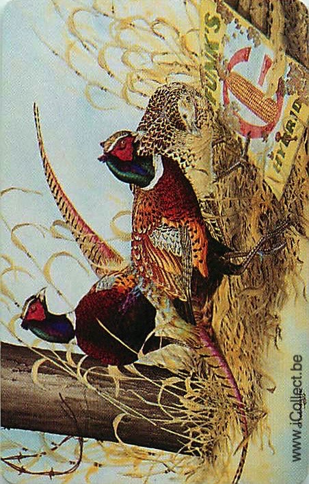 Single Swap Playing Cards Bird Pheasant (PS20-55E)