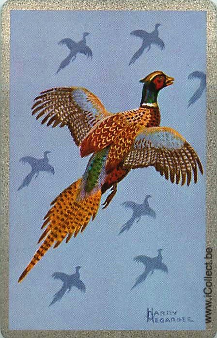 Single Swap Playing Cards Bird Pheasant (PS20-56F)