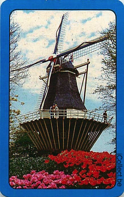 Single Swap Playing Cards Building Windmill (PS16-34H)