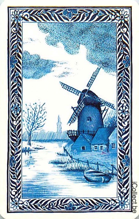 Single Swap Playing Cards Building Windmill (PS17-14E)