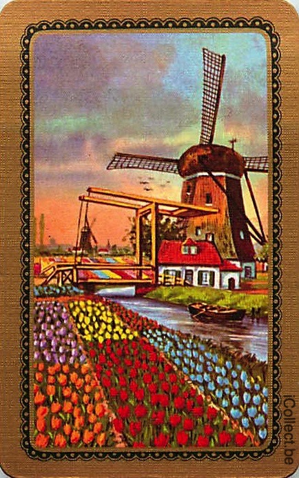 Single Swap Playing Cards Building Windmill (PS17-14F) - Click Image to Close