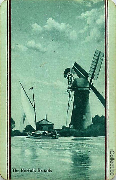 Single Swap Playing Cards Building Windmill Norfolk (PS17-14G)