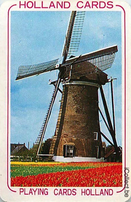 Single Swap Playing Cards Building Windmill (PS17-09B)