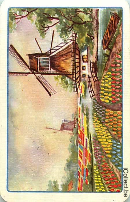 Single Swap Playing Cards Building Windmill (PS17-20G) - Click Image to Close