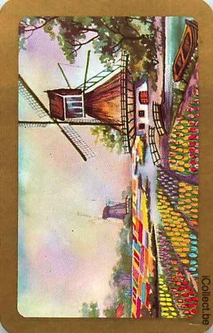 Single Swap Playing Cards Building Windmill (PS06-57C)