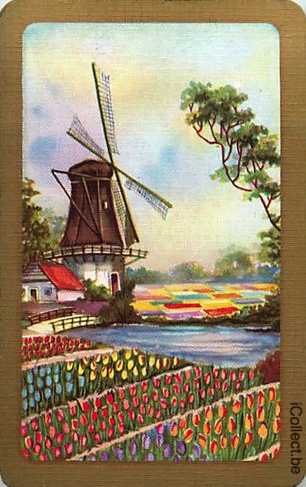 Single Swap Playing Cards Building Windmill (PS17-21E)
