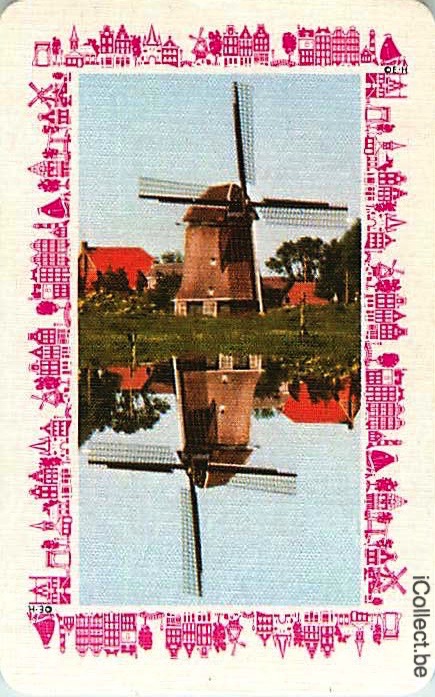Single Swap Playing Cards Building Windmill (PS17-22D)