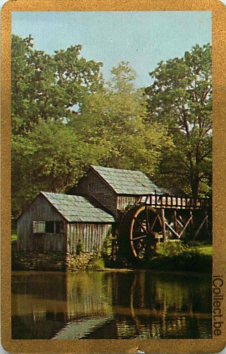 Single Playing Cards Building Watermill (PS16-35A) - Click Image to Close