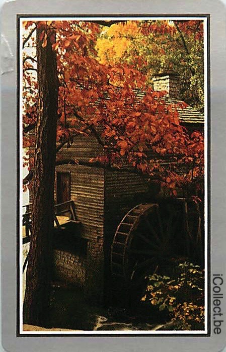 Single Playing Cards Building Watermill (PS16-35B) - Click Image to Close